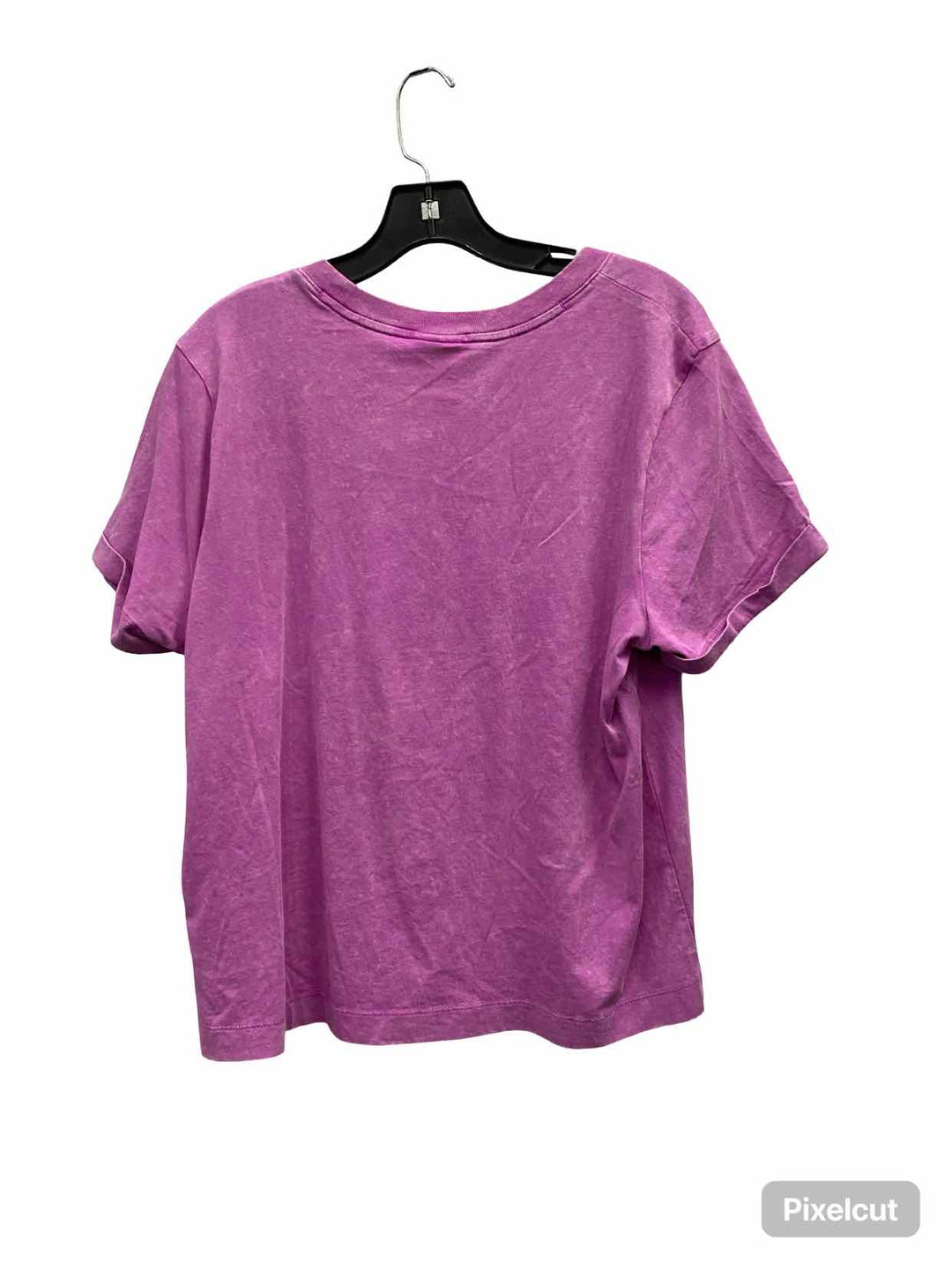 Champion Size L Purple Short Sleeve Shirts