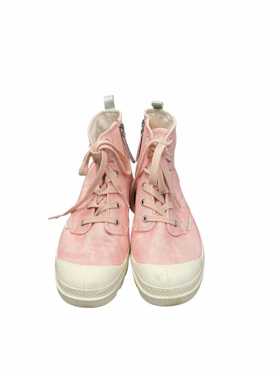 Palladium Shoe Size 8 Pink Canvas Pampa Hi Sneakers