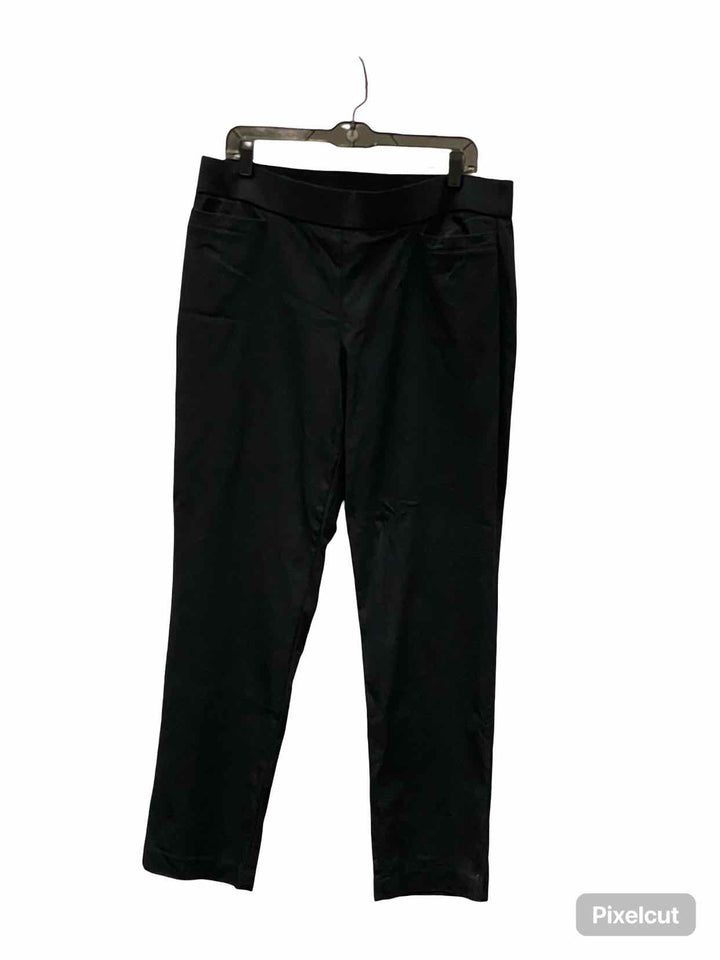 BRIGGS Size 14 Black Pants