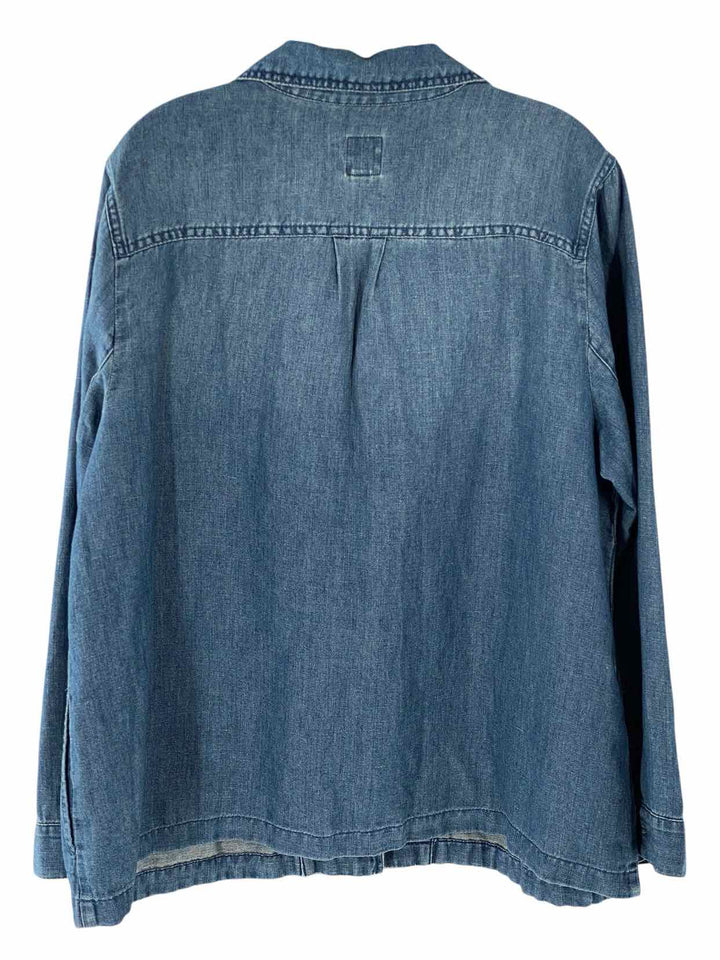 J. Jill Size XL Blue Denim Jacket