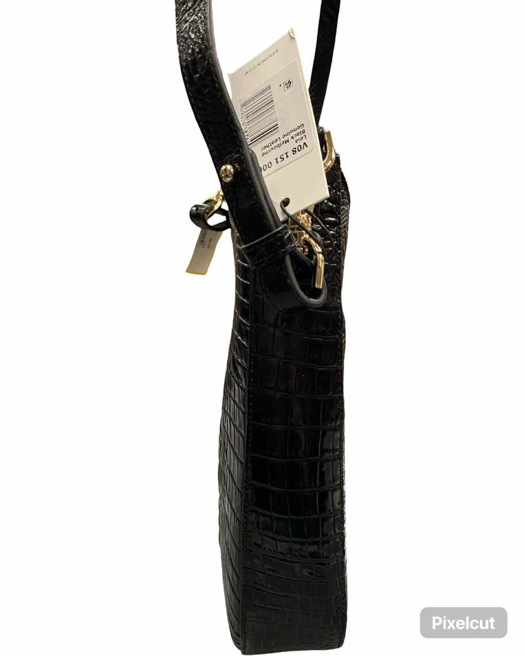 Brahmin Black Leia Crossbody Purse