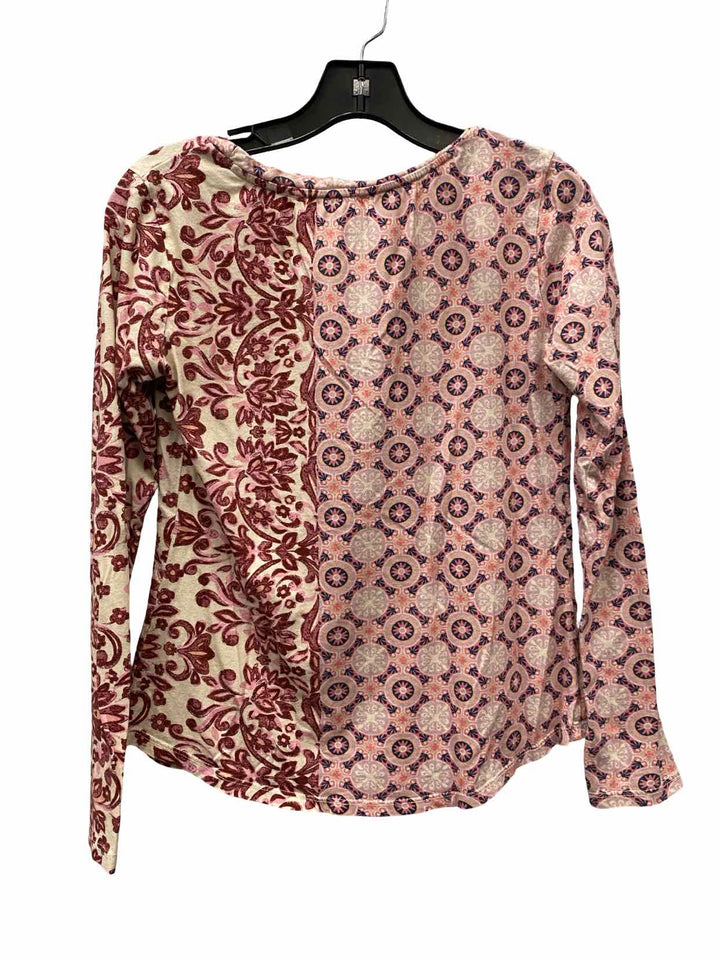 Sundance Size S Pink Floral Embroidered Long Sleeve Shirts