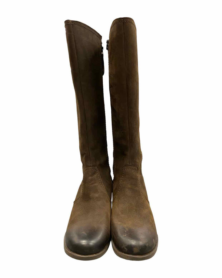 Teva Shoe Size 7 Brown Leather Anaya Tall Boots(knee)