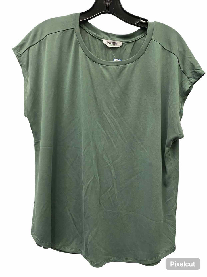 Double Zero Size L Green Short Sleeve Shirts
