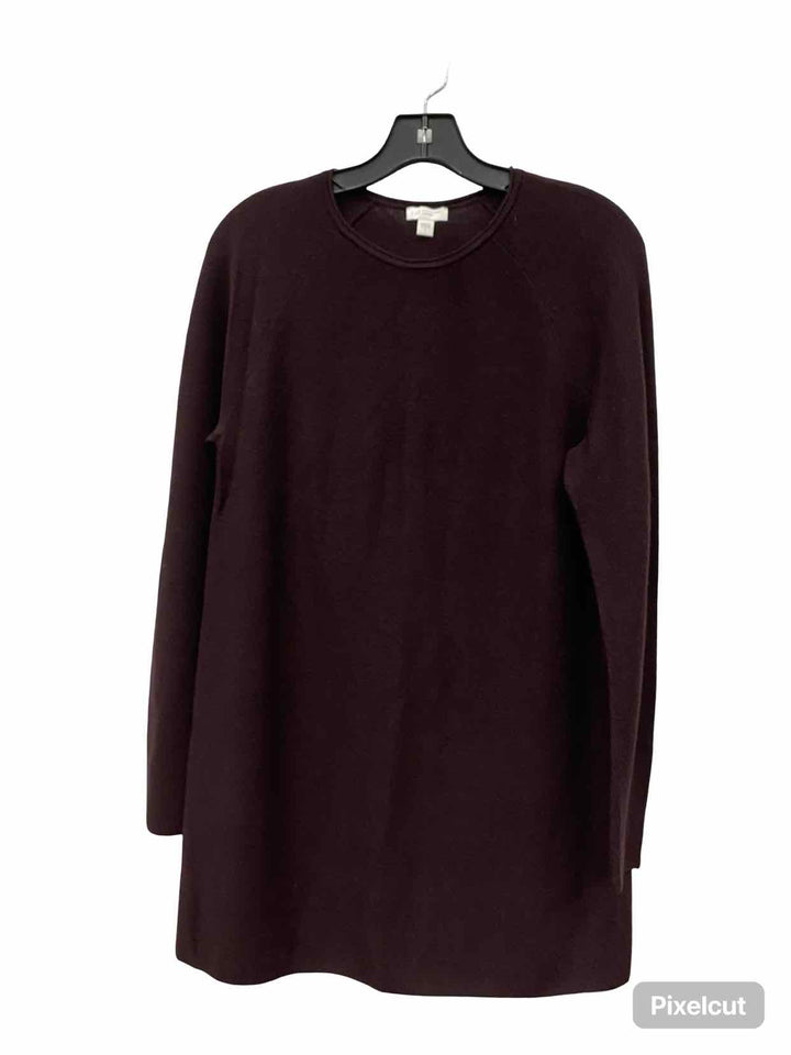 J Jill Size S Purple 100% Merino Wool Sweater