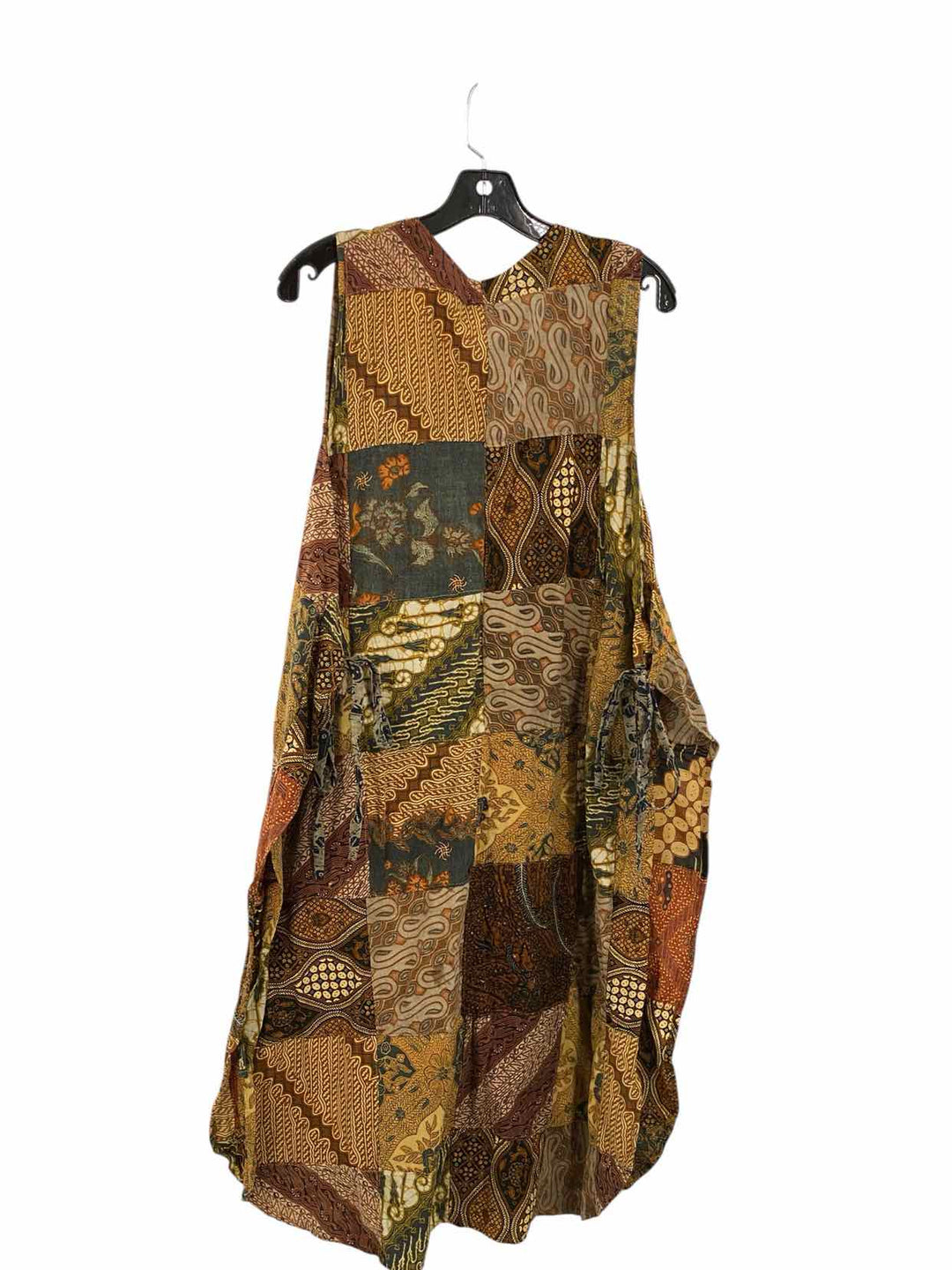Jaded Gypsy Size S Brown Green & Yellow Dress