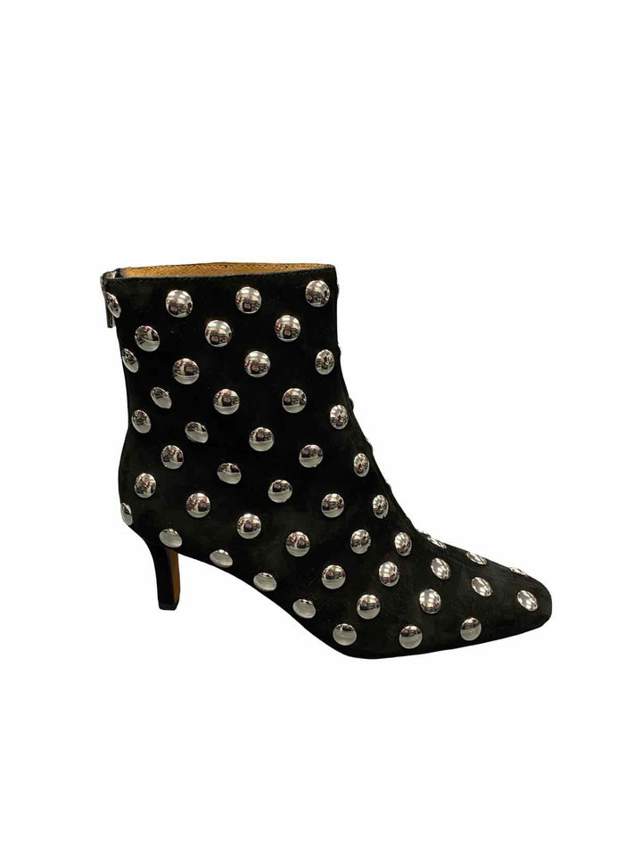 Madewell Shoe Size 7.5 Black Silver Suede Boots(Ankle)