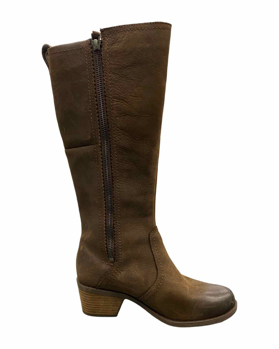Teva Shoe Size 7 Brown Leather Anaya Tall Boots(knee)
