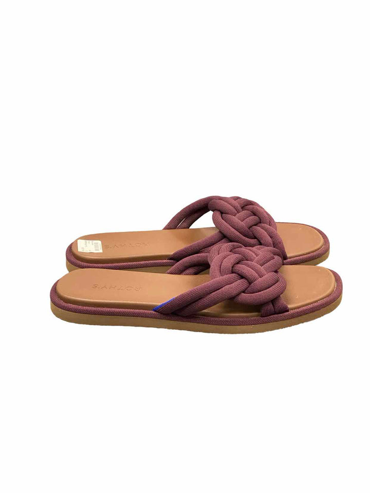 Rothy's Shoe Size 10.5 Purple Brown The Summer Sandals