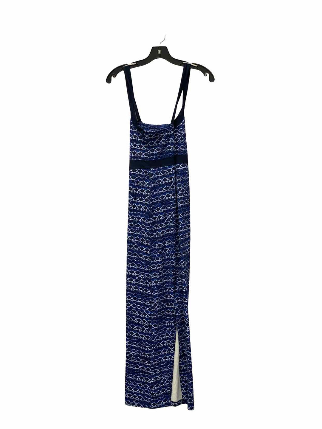 Eddie Bauer Size M Blue Print Dress
