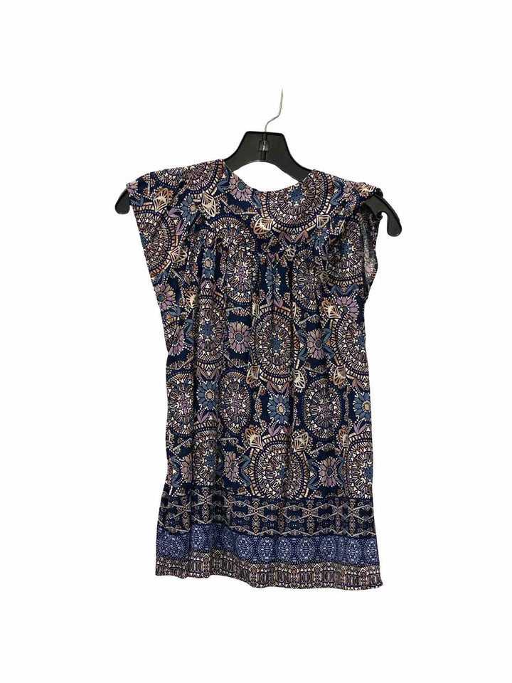 Molly Bracken Size S Navy Multi Tank Top