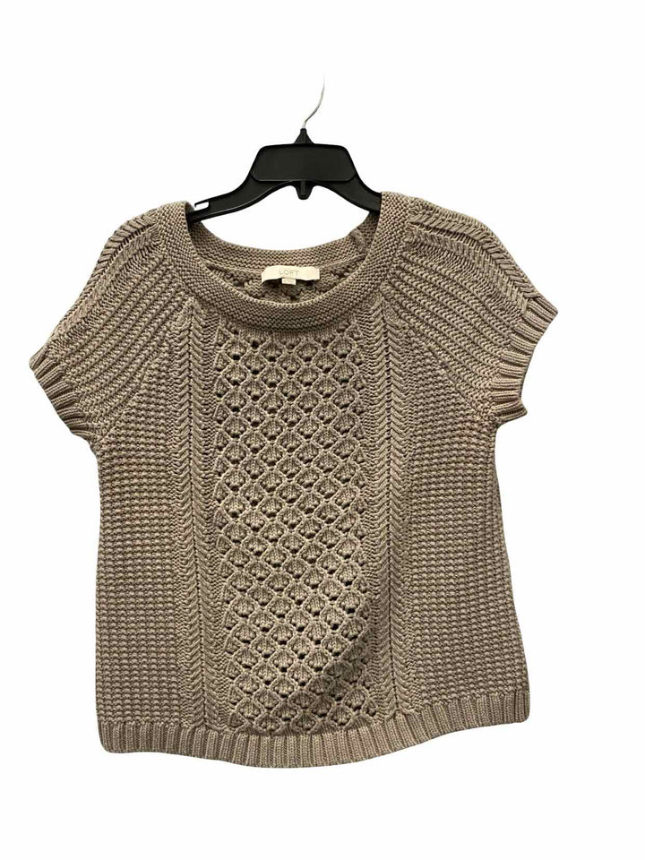 Loft Size M Taupe Sweater