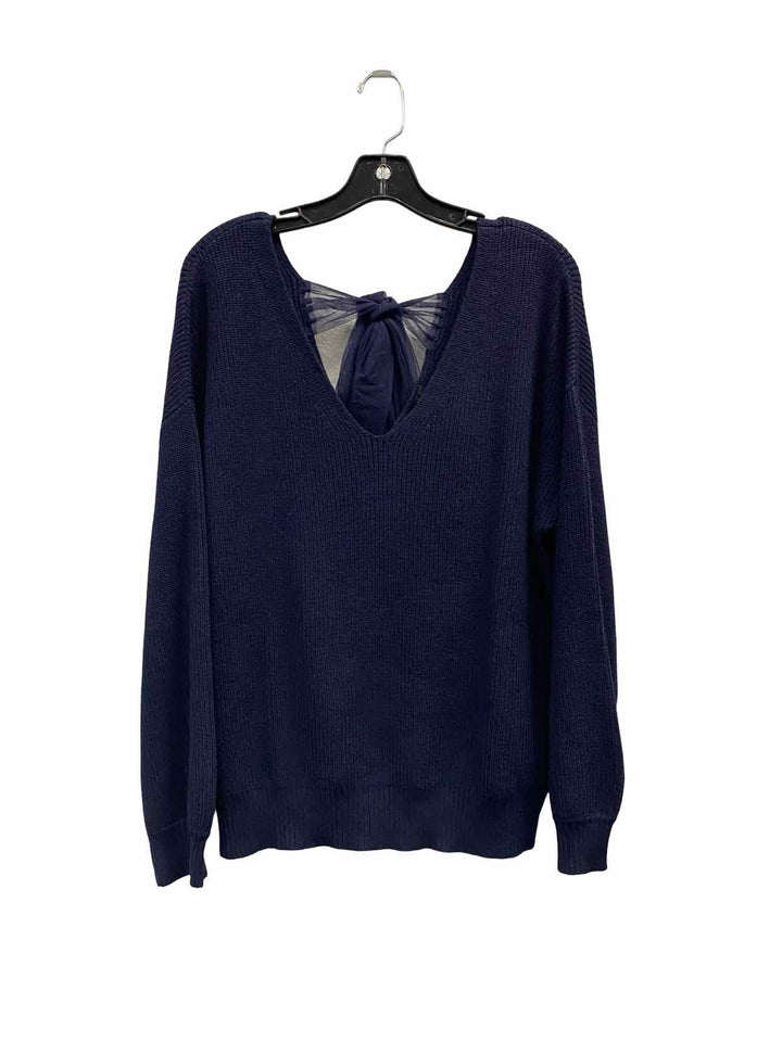 Blu Pepper Size L Navy Blue NWT Sweater
