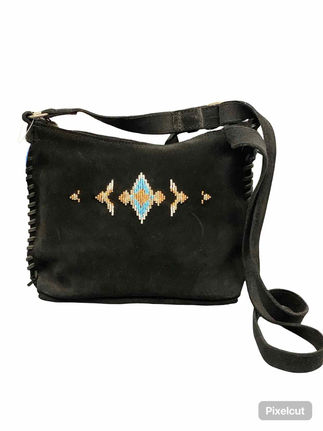 Minnetonka Black Beaded Purse