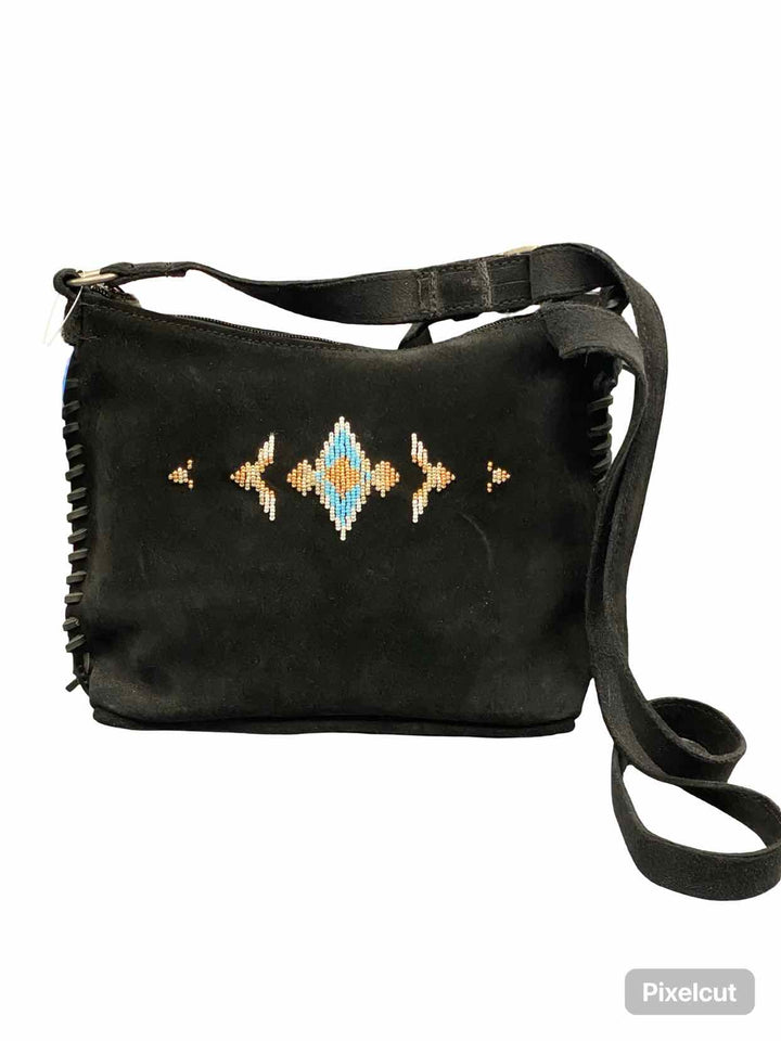 Minnetonka Black Beaded Purse