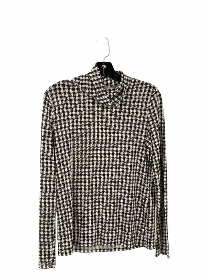 Talbots Size S Black White Long Sleeve Shirts