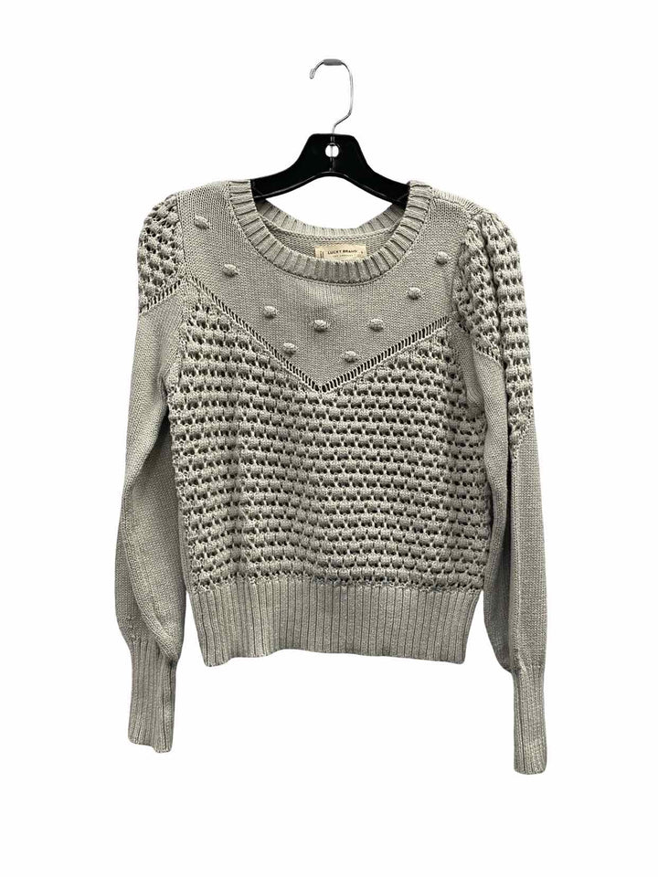 Lucky Brand Size S Grey Sweater