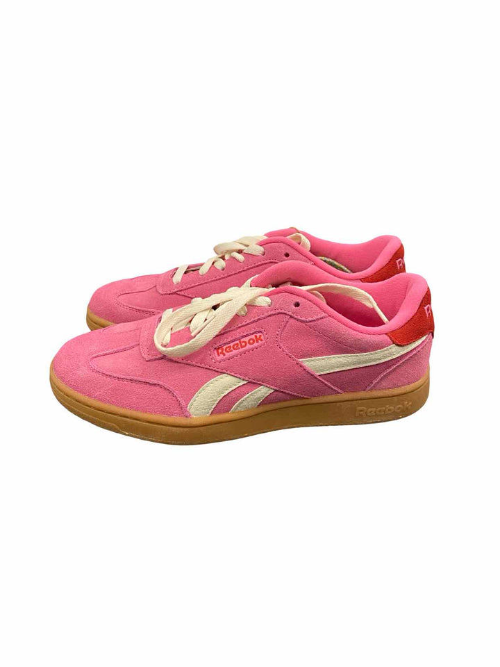 Reebok Shoe Size 7.5 Pink Suede NWOT Forte Lounger Retro Sneakers