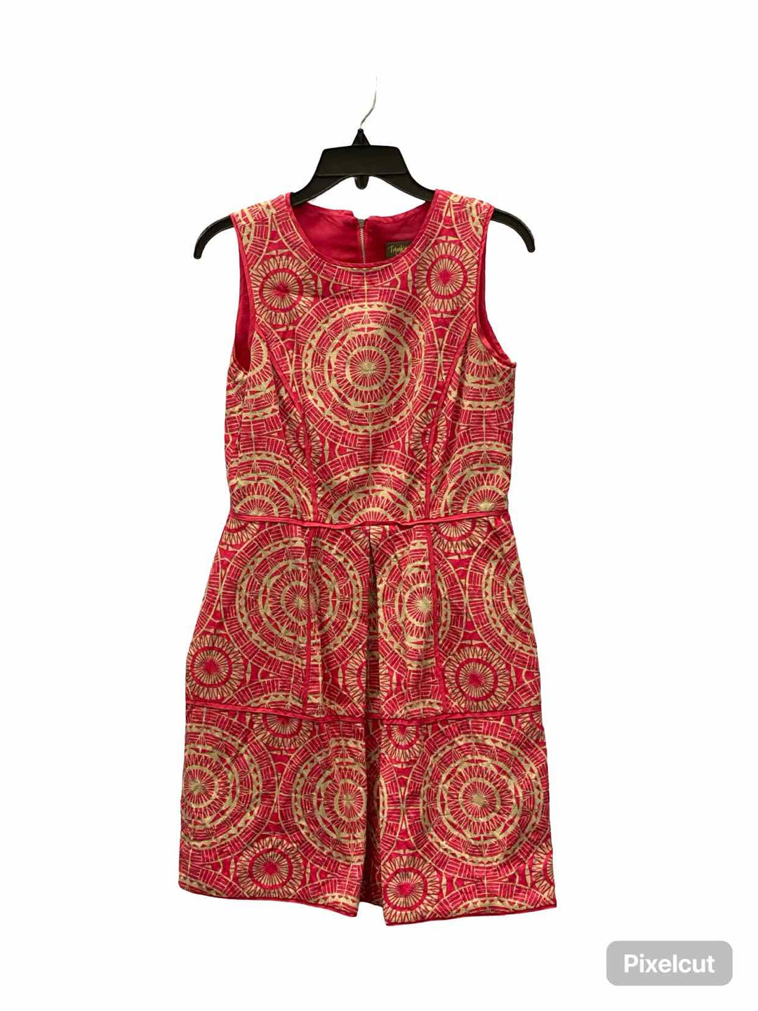 Taylor Size 4 Pink Cotton Dress