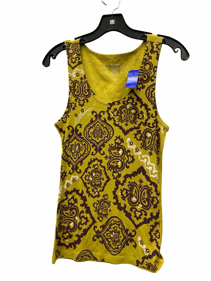 Billabong Size XL Yellow Purple Princess Ariel Tank Top