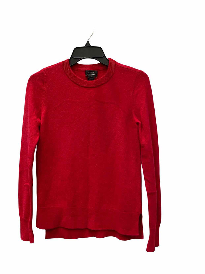 Halogen Size S Red 100% cashmere Sweater
