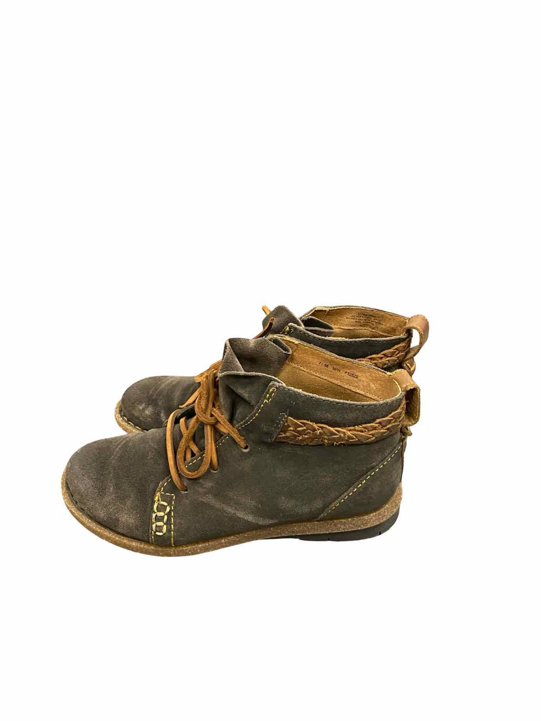 Born Shoe Size 7 Dark Grey Boots(Ankle)