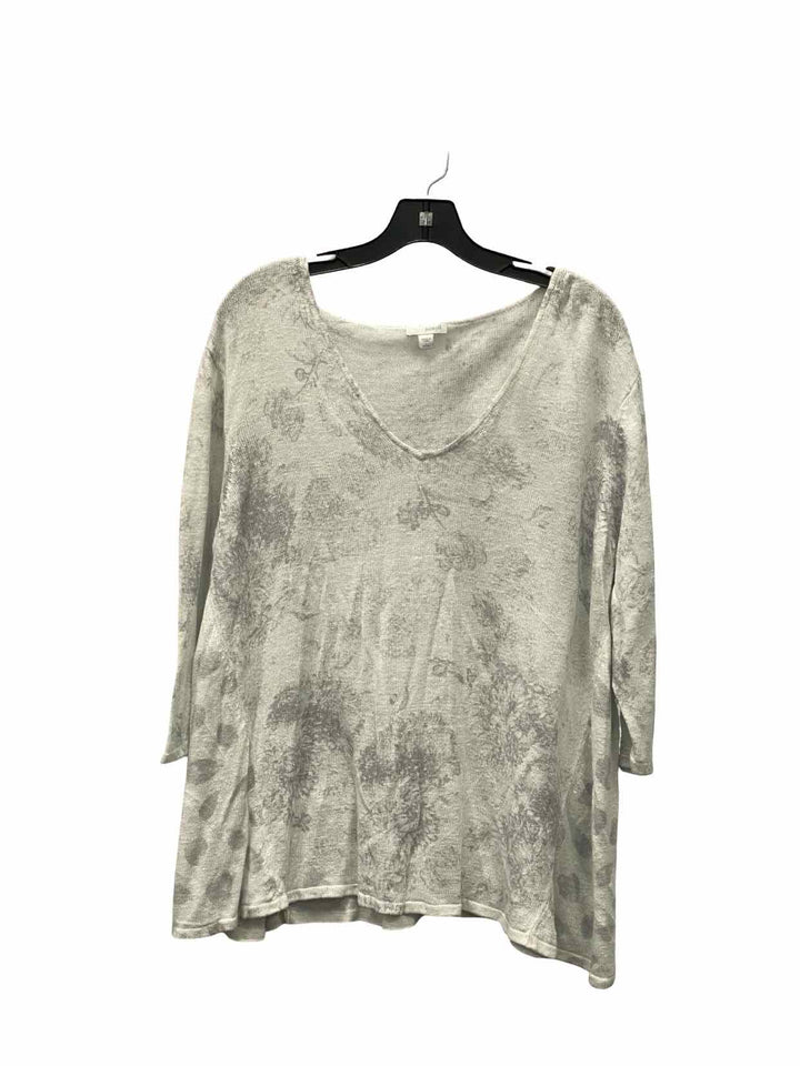 Pure Jill Size L Grey Long Sleeve Shirts