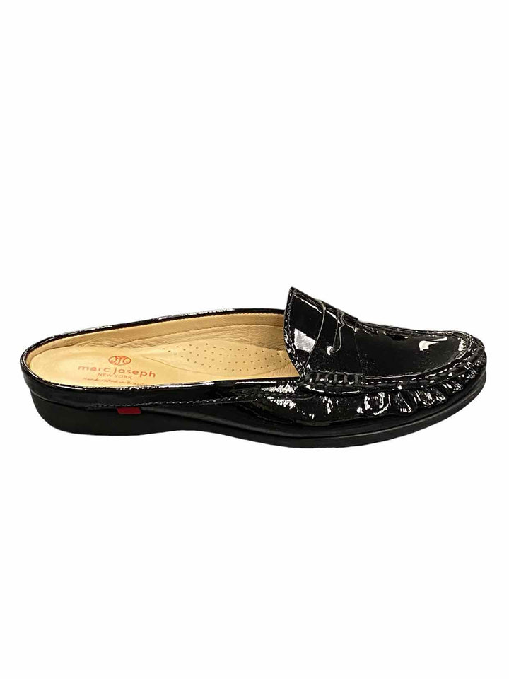 Marc Joseph Shoe Size 9.5 Black Leather Flats