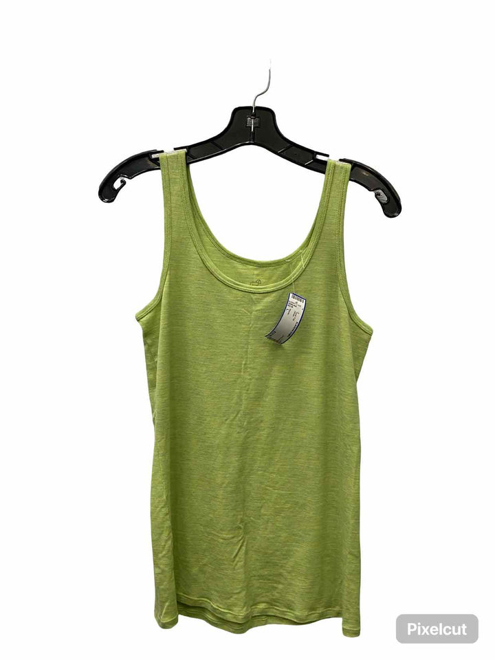 Woolx Size L Green Tank Top
