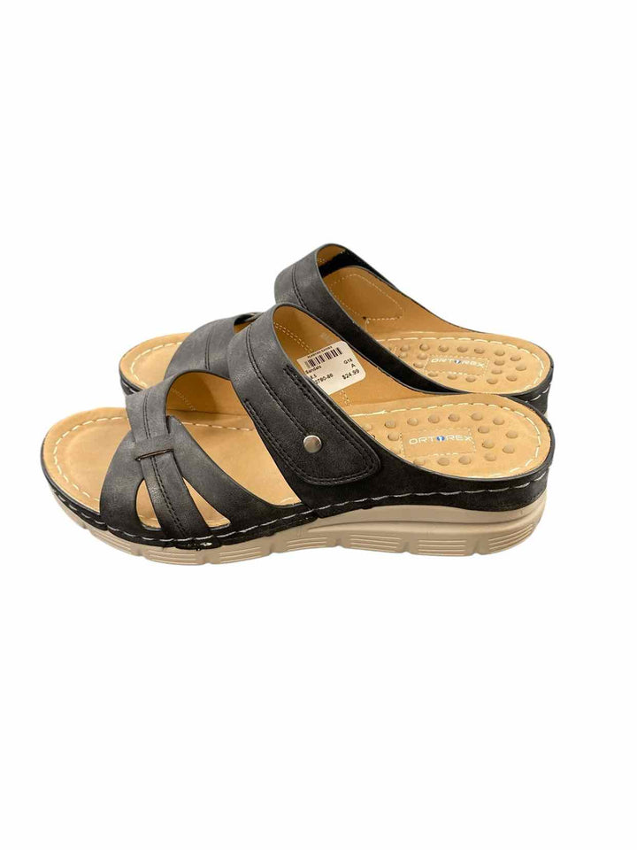 Ortorex Shoe Size 8.5 Brown Black Sandals