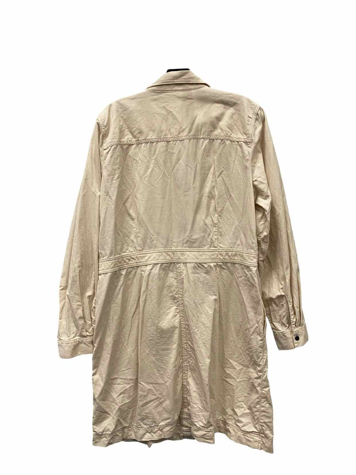 Loft Size 14 Cream Corduroy Dress