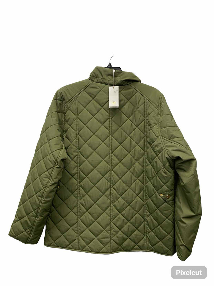 Tory Burch Size XL Green Jacket (Outdoor)