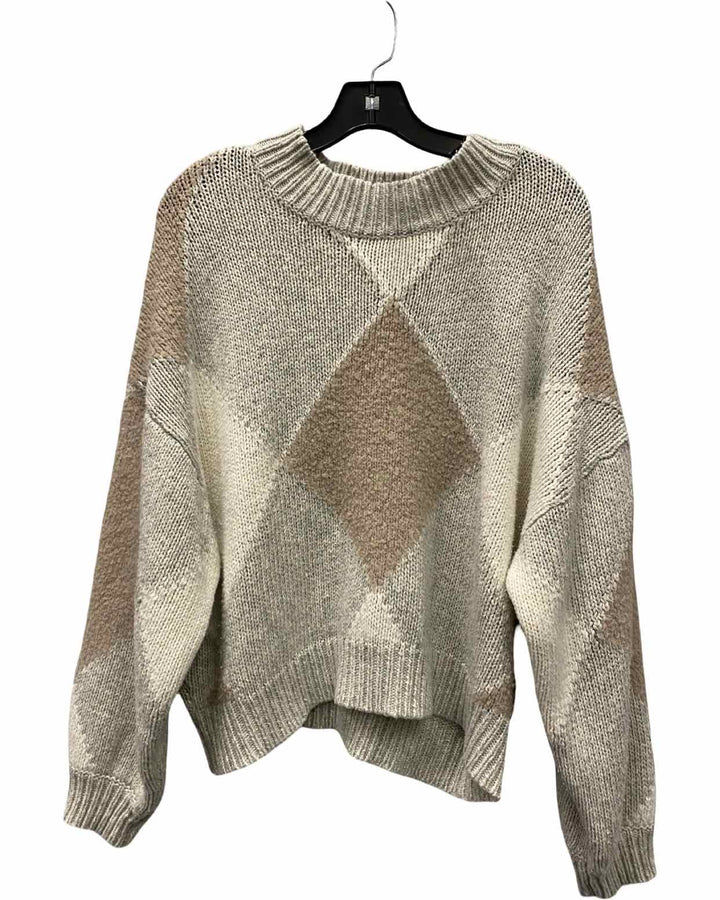 Ann Taylor Size XL Grey light brown Sweater