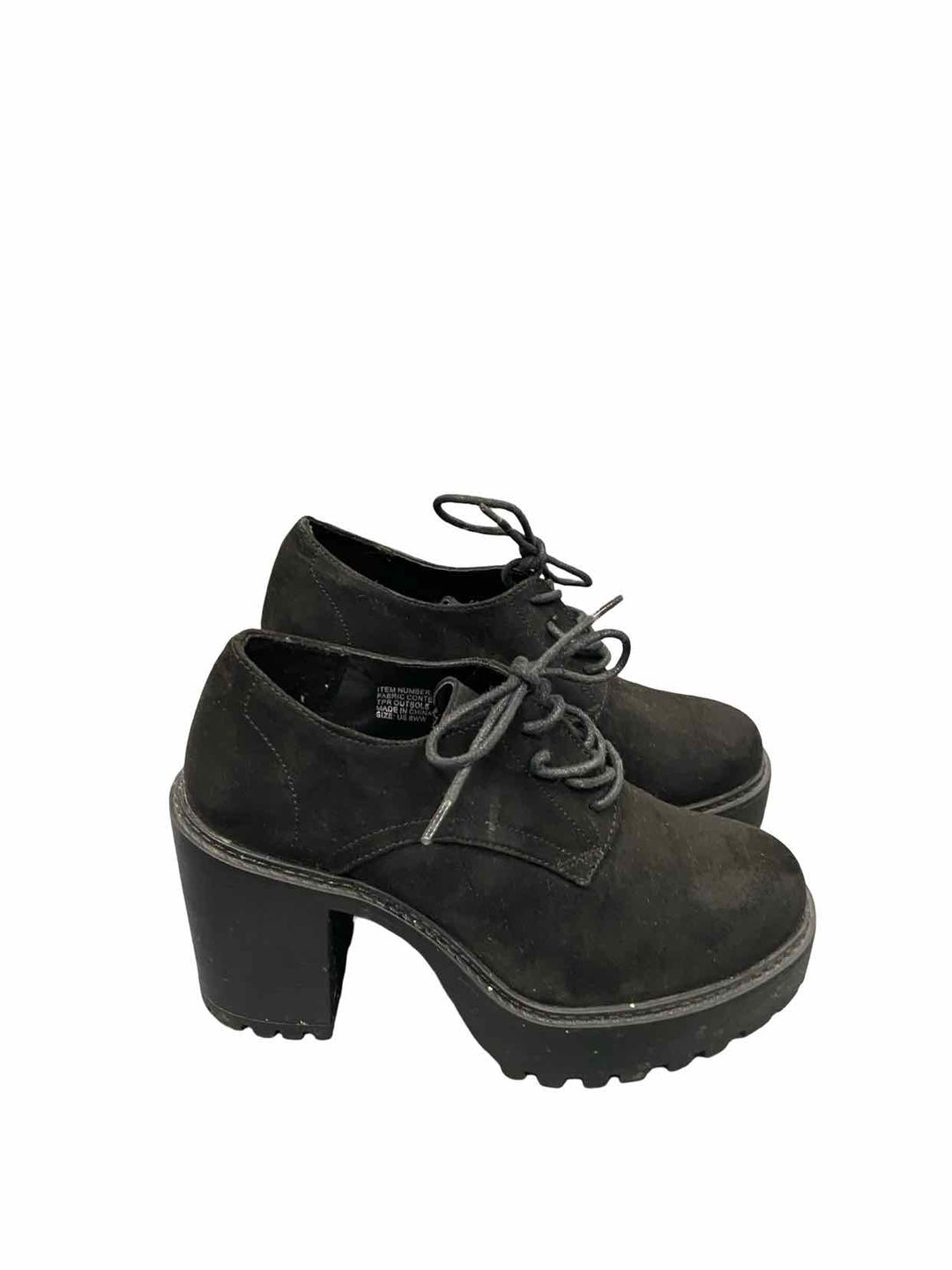 Torrid Shoe Size 8 Black Block Oxford Heels