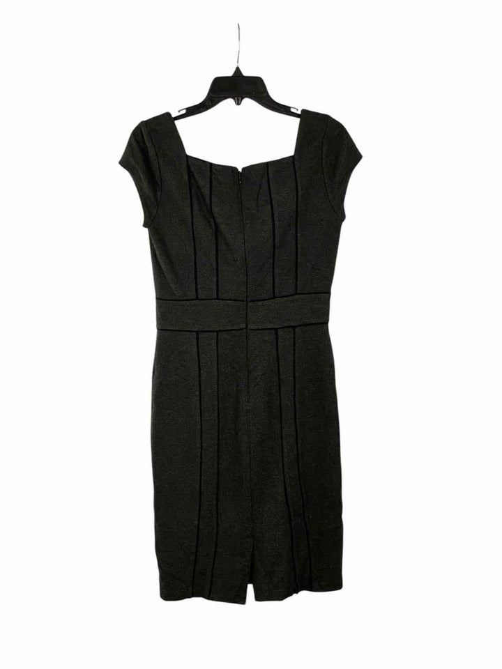 White House Black Market Size 4 Dark Grey Dress