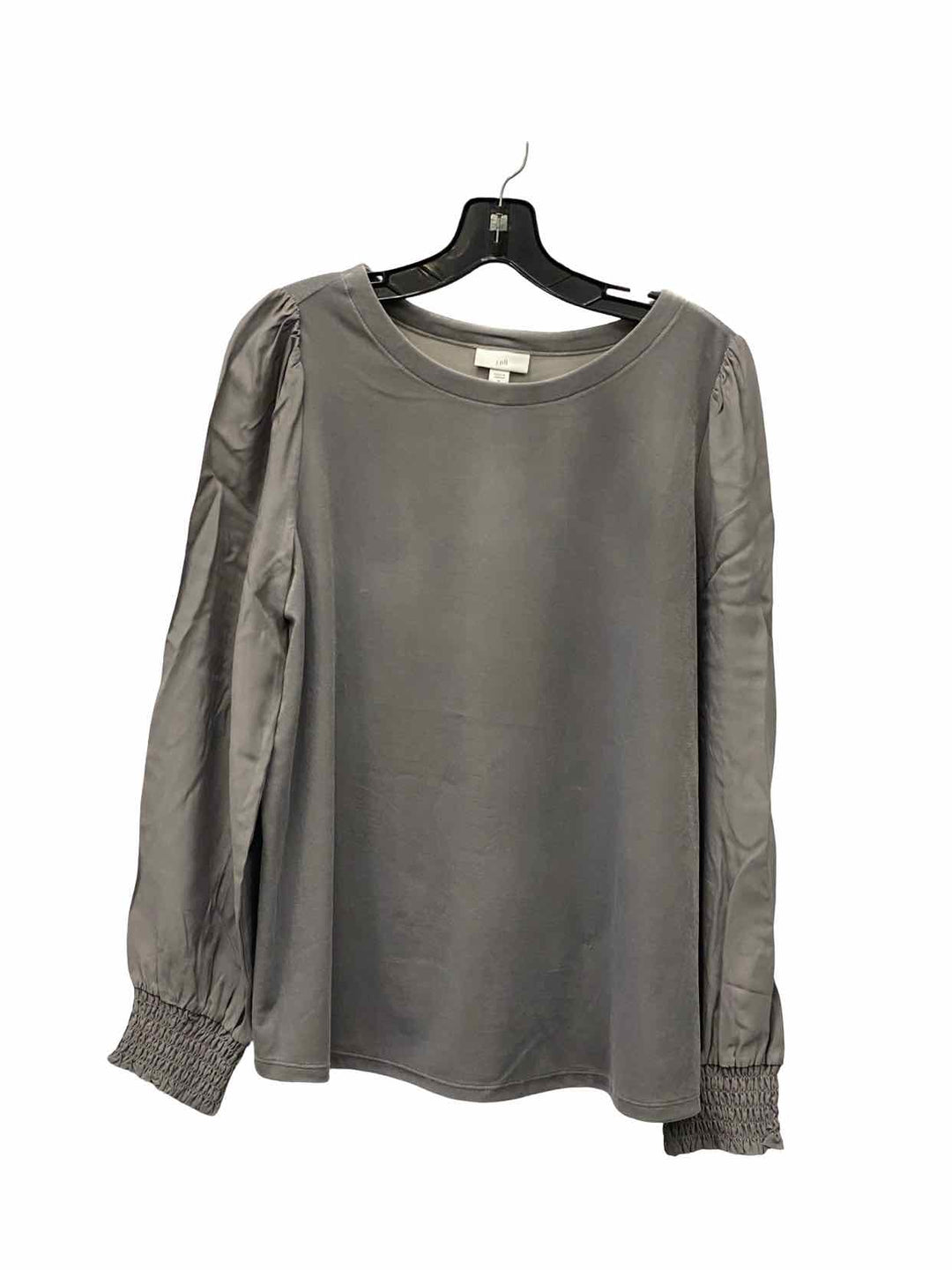 J Jill Size M Gray Long Sleeve Shirts