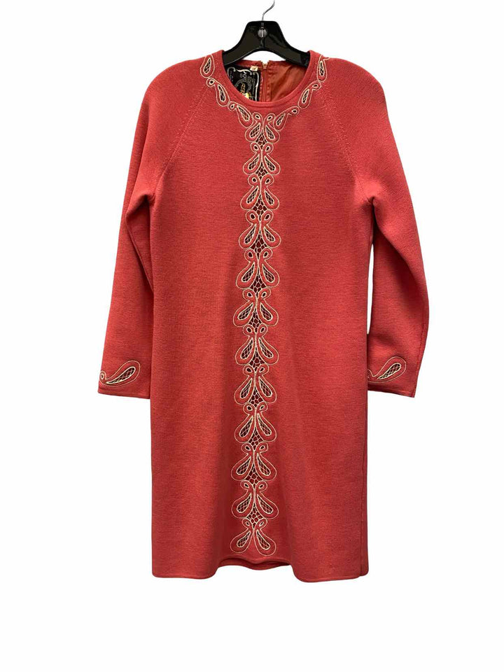 Unknown Brand Size 12 Pink Embroidered Dress