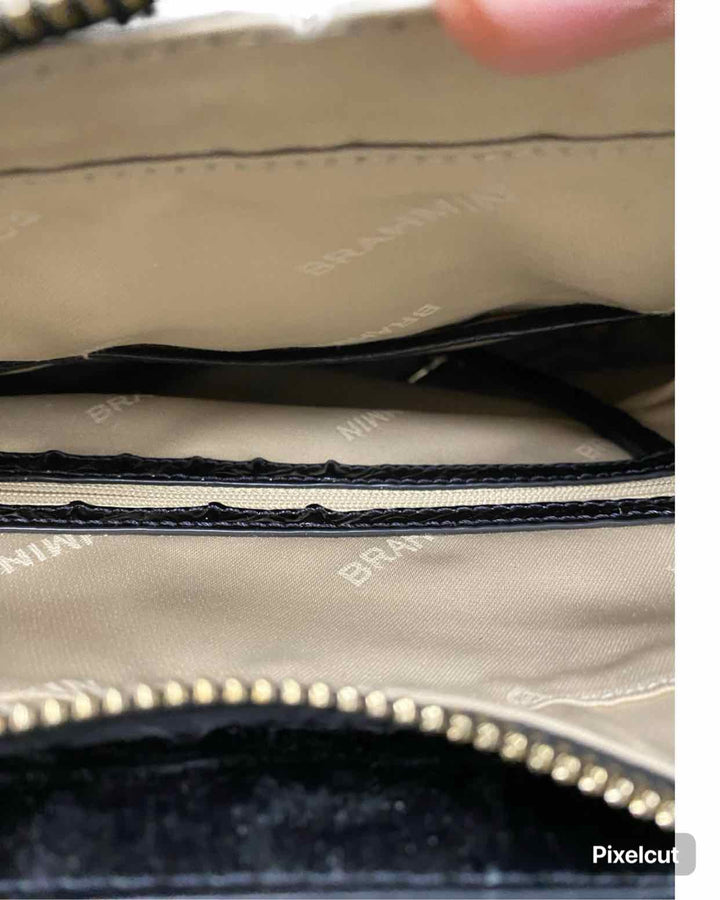 Brahmin Black Leia Crossbody Purse