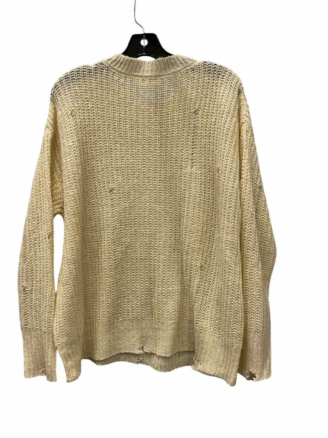 Double Zero Size S Cream Sweater
