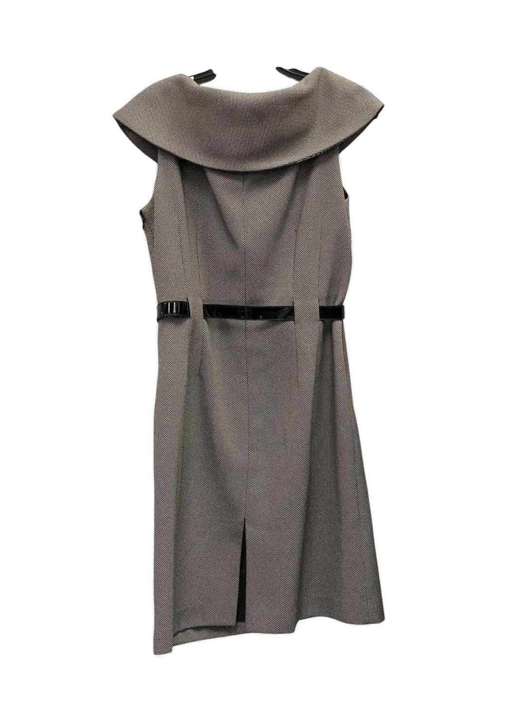 Tahari Size 8 Black White Dress