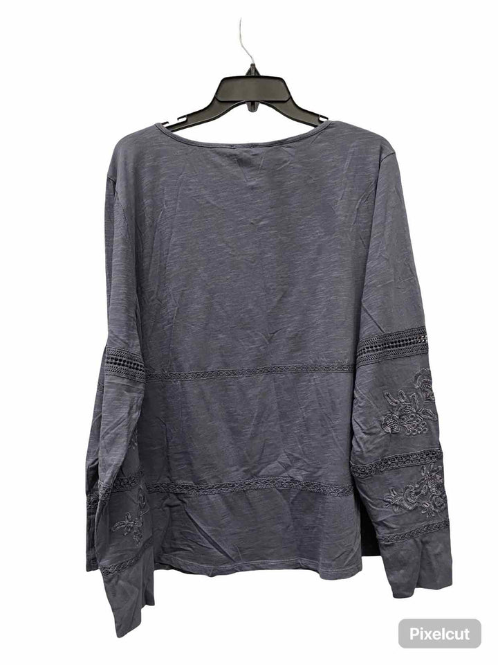 Sundance Size XXL Blue Lace Long Sleeve Shirts