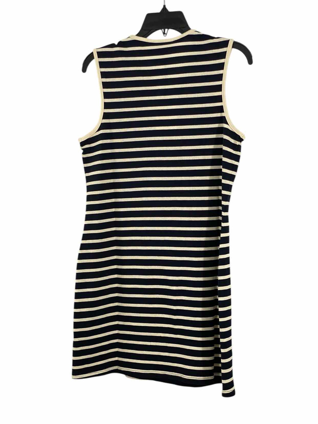 English Factory Size S Navy White Striped Dress