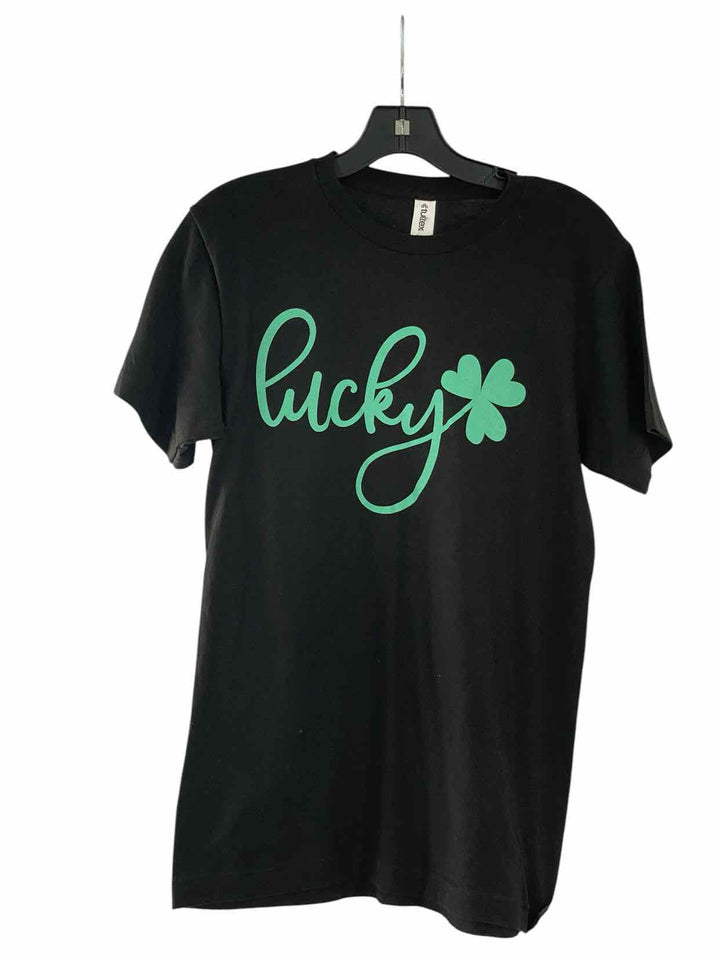 Size M Black St. Patricks Day T-shirt