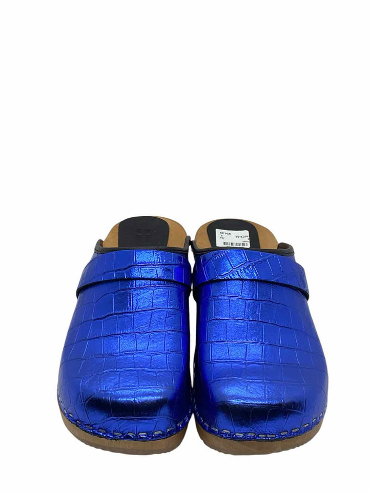 Bjork Shoe Size 8 Blue Clogs