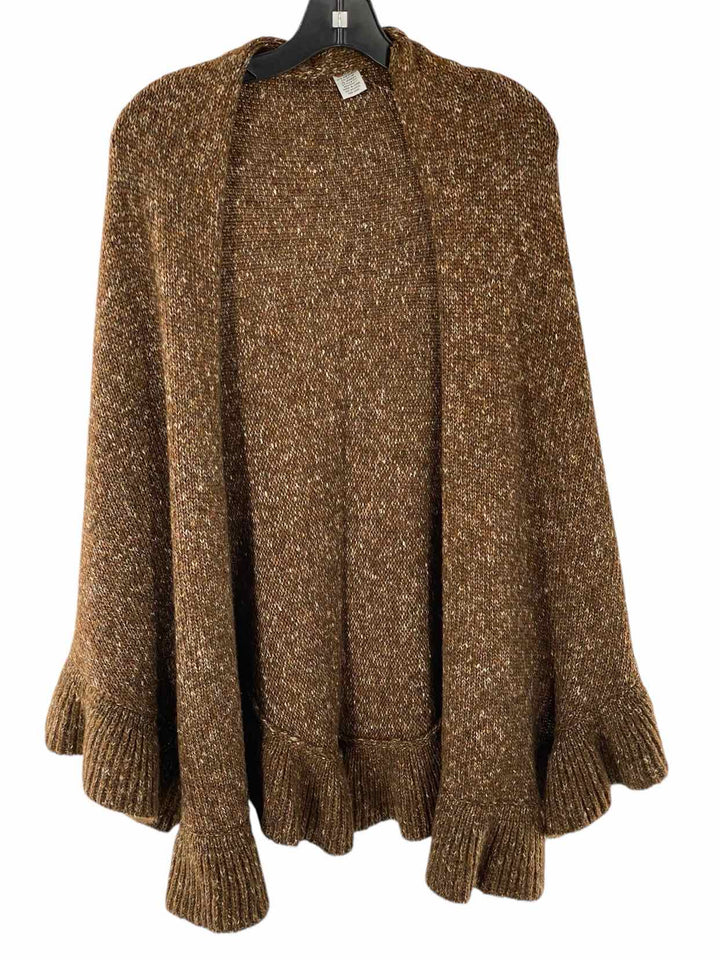 Cabi Size o/s Brown Shawl Sweater