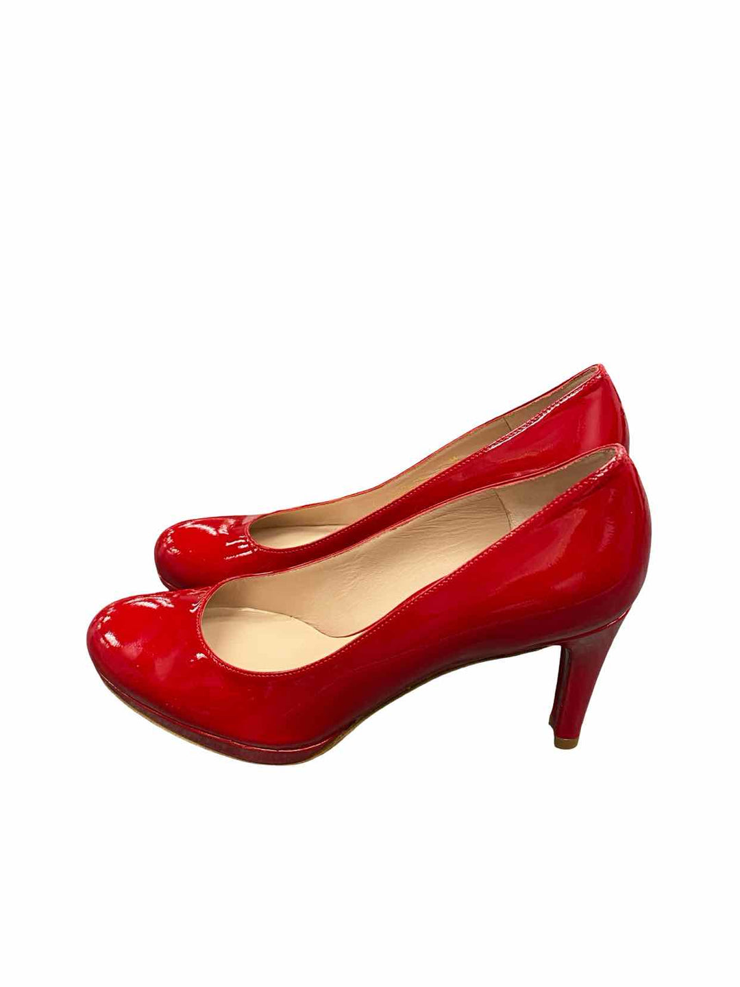 Stuart Weitzman Shoe Size 7 Red Patent Leather Heels