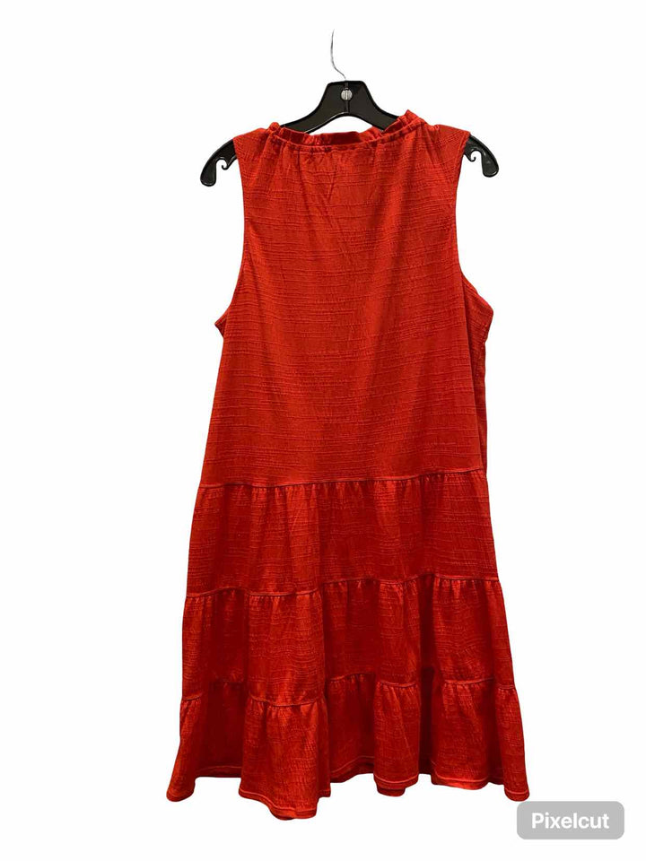 Max Studio Size L Red Dress