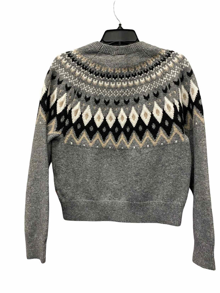 Levi's Size S Gray White & Black Sweater