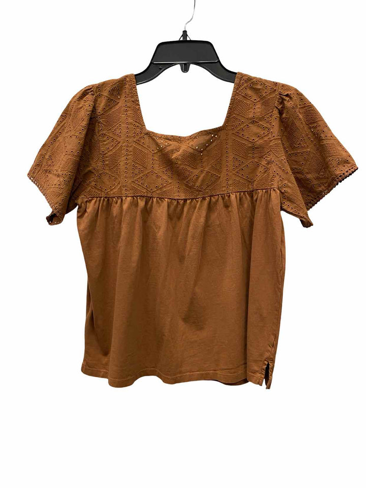 Aventura Size M Brown Short Sleeve Shirts