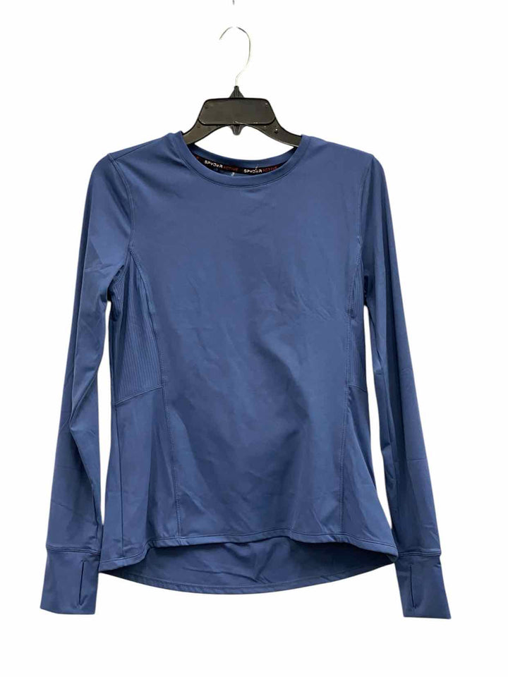 Spyder Size M Blue Athletic Long Sleeve